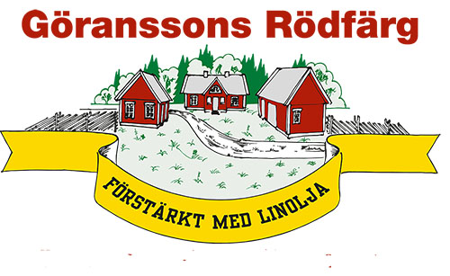 Bild: Göranssons Rödfärg klassisk slamfärg från Sundborn / Falun. Traditionellt kokad sedan 1950